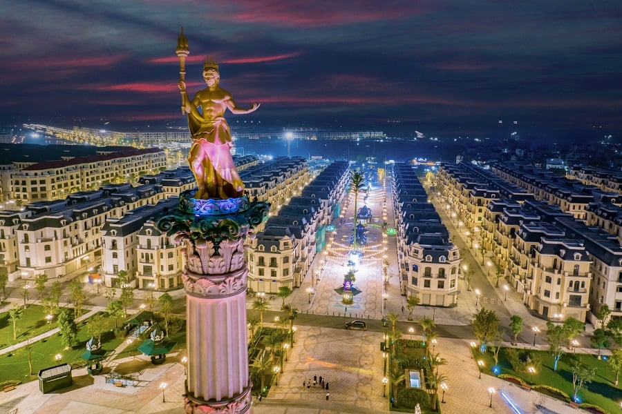 Quảng trường Kinh Đô Ánh Sáng Vinhomes Ocean Park 2